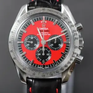 Omega Omega Speedmaster 3506.61.00 42mm Stainless steel Red