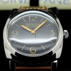 Panerai Panerai Special Editions Marina Militare PAM 00587 / PAM 587 47mm Stainless steel Black