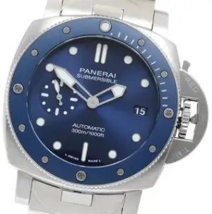 Panerai Panerai Submersible PAM01068 22mm Stainless steel Blue