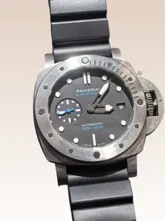 Panerai Panerai Submersible PAM01229 44mm Stainless steel Black
