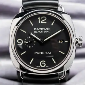 Panerai Panerai Radiomir Black Seal 3 Days Automatic388 Radiomir Black Seal 45mm Black Dial & Alligator 3 Days PAM00388 PAM388 PAM 00388