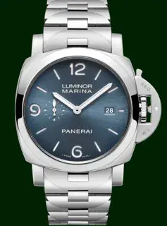 Panerai Panerai Luminor Marina PAM03323 44mm Stainless steel Blue and Light blue