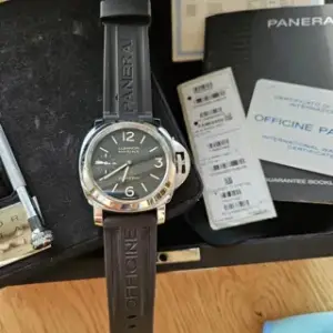 Panerai Panerai Luminor Marina PAM 00459 44mm Stainless steel Black
