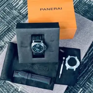 Panerai Panerai Luminor Marina PAM 01661 44mm Carbon fiber Black