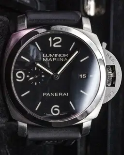 Panerai Panerai Luminor 1950 PAM00312 44mm Stainless steel Black