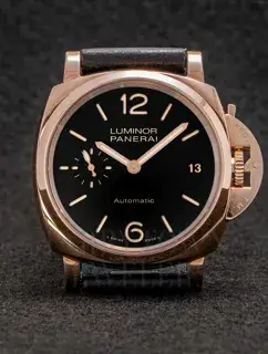 Panerai Panerai Luminor Due PAM00908 38mm Rose gold Black