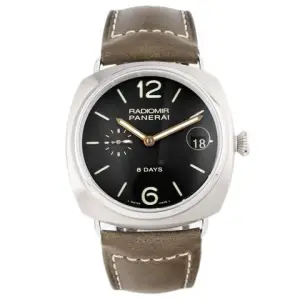 Panerai Panerai Radiomir 8 DaysTitanio Titanium Black Dial 45mm PAM00346 Full Set