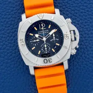 Panerai Panerai Luminor Submersible PAM 00187 47mm Stainless steel Black