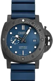 Panerai Panerai Submersible PAM01232 44mm Carbon fiber Blue