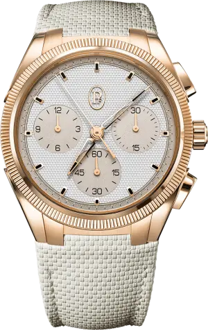 Parmigiani Fleurier TONDA PF SPORT CHRONOGRAPH NO DATE ROSE GOLD SILVER SANDSTONE COSC - Parmigiani Fleurier