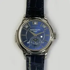 Patek Philippe Patek Philippe Tourbillon Minute Repeater Perpetual Calendar 5207G-001 41mm White gold Blue