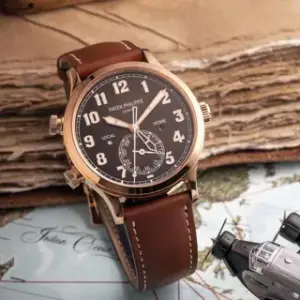 Patek Philippe Patek Philippe Calatrava 5524R-001 42mm Rose gold Brown