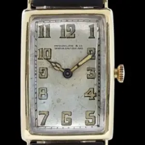 Patek Philippe Patek Philippe Rectangular Watch Yellow gold Silver