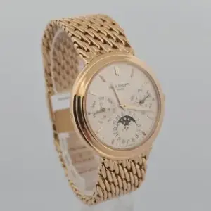 Patek Philippe Patek Philippe Perpetual Calendar 3940 36mm Yellow gold Silver