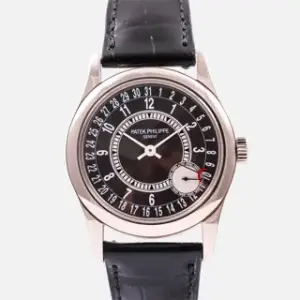 Patek Philippe Patek Philippe Calatrava 6000G 37mm White gold Gray