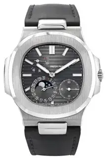 Patek Philippe Patek Philippe Nautilus 5712G-001 MOON 40mm White gold Gray