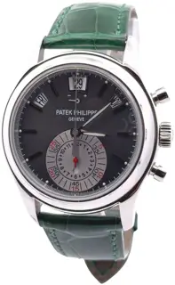 Patek Philippe Patek Philippe Annual Calendar Chronograph 5960P-001 40.5mm Platinum Gray