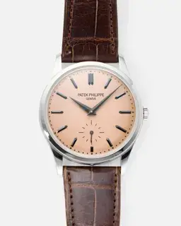 Patek Philippe Patek Philippe Calatrava 6196P-001 38mm Platinum Salmon