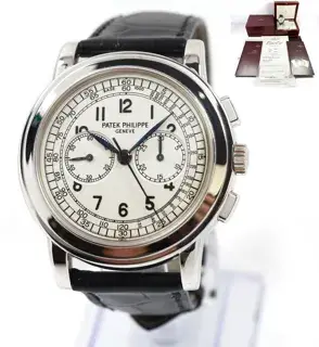 Patek Philippe Patek Philippe Chronograph 5070G-001 42mm White gold Silver, Price & Market Data