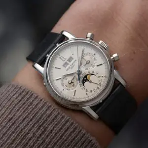 Patek Philippe Patek Philippe Perpetual Calendar Chronograph3970EP Patek Philippe Perpetual Calendar Chronograph Second Series Platinum