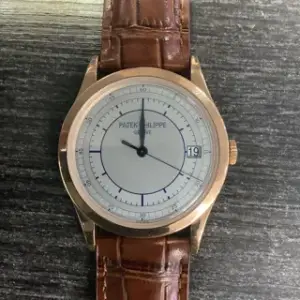 Patek Philippe Patek Philippe Calatrava 5296R-001 38mm Rose gold Silver