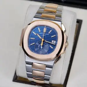 Patek Philippe Patek Philippe Nautilus5980/1AR-001 Blue Dial Two-Tone Stainless Steel & Yellow Gold 40.5mm 2022