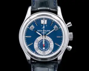 Patek Philippe Patek Philippe Annual Calendar Chronograph 5960P-015 40.5mm Platinum Blue