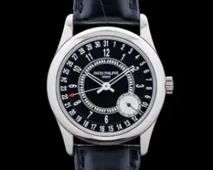 Patek Philippe Patek Philippe Calatrava 6006G-001 39mm White gold Black