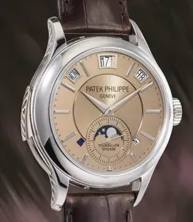 Patek Philippe Patek Philippe Tourbillon Minute Repeater Perpetual Calendar 5207P 41mm Platinum Champagne