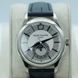 Patek Philippe Patek Philippe Annual Calendar 5205G-001 30mm White gold Silver