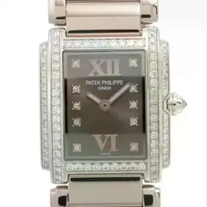 Patek Philippe Patek Philippe Twenty~4 4908/200G-001 26mm White gold Gray