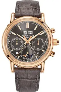 Patek Philippe Patek Philippe Perpetual Calendar Split-Seconds Chronograph 5204R-011 40mm Rose gold Gray