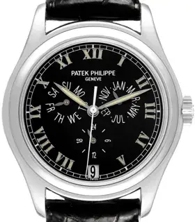 Patek Philippe Patek Philippe Annual Calendar 5035G 37mm White gold Black