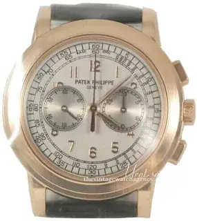 Patek Philippe Patek Philippe Chronograph 5070R 42mm Rose gold Silver