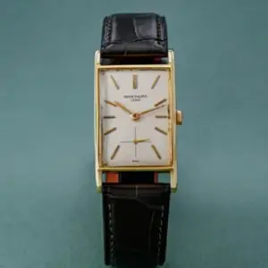 Patek Philippe Patek Philippe Rectangular Watch 2554 Yellow gold Silver