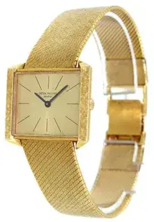 Patek Philippe Patek Philippe Rectangular Watch 22mm Yellow gold Golden