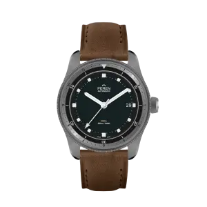 Peren Hand-Built Swiss Automatic Watch: Regia Nera. PEREN • Limited Edition Swiss Made Watches
