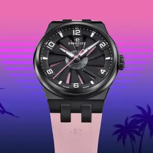 Perrelet Turbine Pink Flamingo