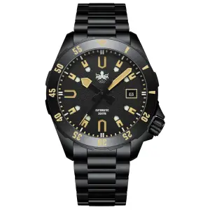 Phoibos PHOIBOS APOLLO DLC 200M Automatic Diver Watch PY056CX Black