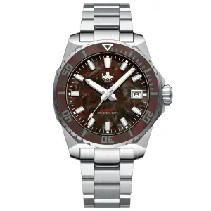 Phoibos PHOIBOS LEVIATHAN 200M Automatic Diver Watch PY062D Red Forged Carbon Fiber