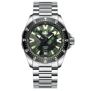 Phoibos PHOIBOS APOLLO TITANIUM 300M Automatic Diver Watch PY041A Jungle Camo Green