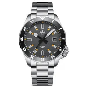 Phoibos PHOIBOS APOLLO 200M Automatic Diver Watch PY056D Grey