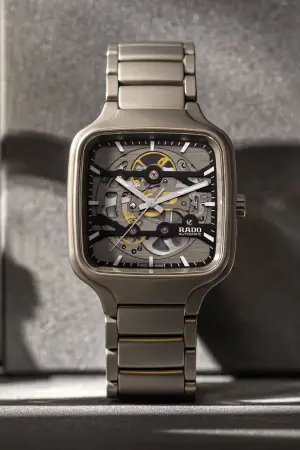 Rado True Square Skeleton Matte