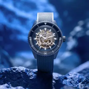 Rado Captain Cook High-Tech Ceramic Skeleton Navy Blue