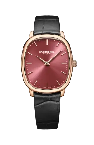 Raymond Weil Toccata Heritage Red Grape Dial Mechanical Watch, 33 x 38 mm