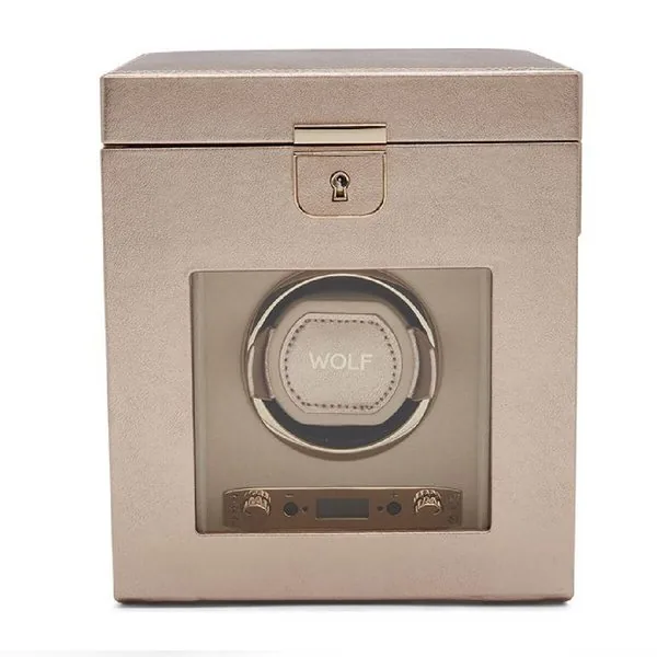 Wolf Watch Winders PALERMO ROSE GOLD SINGLE WINDER