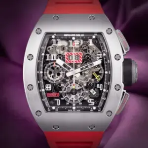 Richard Mille Richard Mille RM 011 RM011 50mm Titanium Red and Yellow