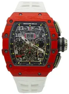 Richard Mille Richard Mille RM 011 RM 11-03 FQ/1990 44.6mm Plastic Skeletonized