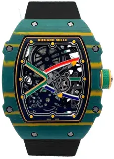 Richard Mille Richard Mille RM 67-02 67-02 38.5mm Carbon fiber and Quartz TPT Skeletonized