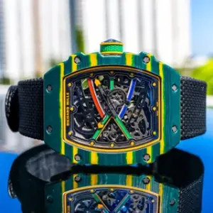 Richard Mille Richard Mille RM 67-02 RM67-02 38.5mm Carbon fiber and Quartz TPT Skeletonized, Price & Market Data